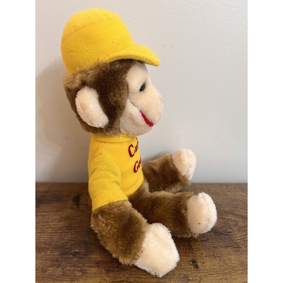 Curious George 1984 Vtg Eden Stuffed Animal Plush Monkey Plushie Banana Doll - Picture 2 of 14
